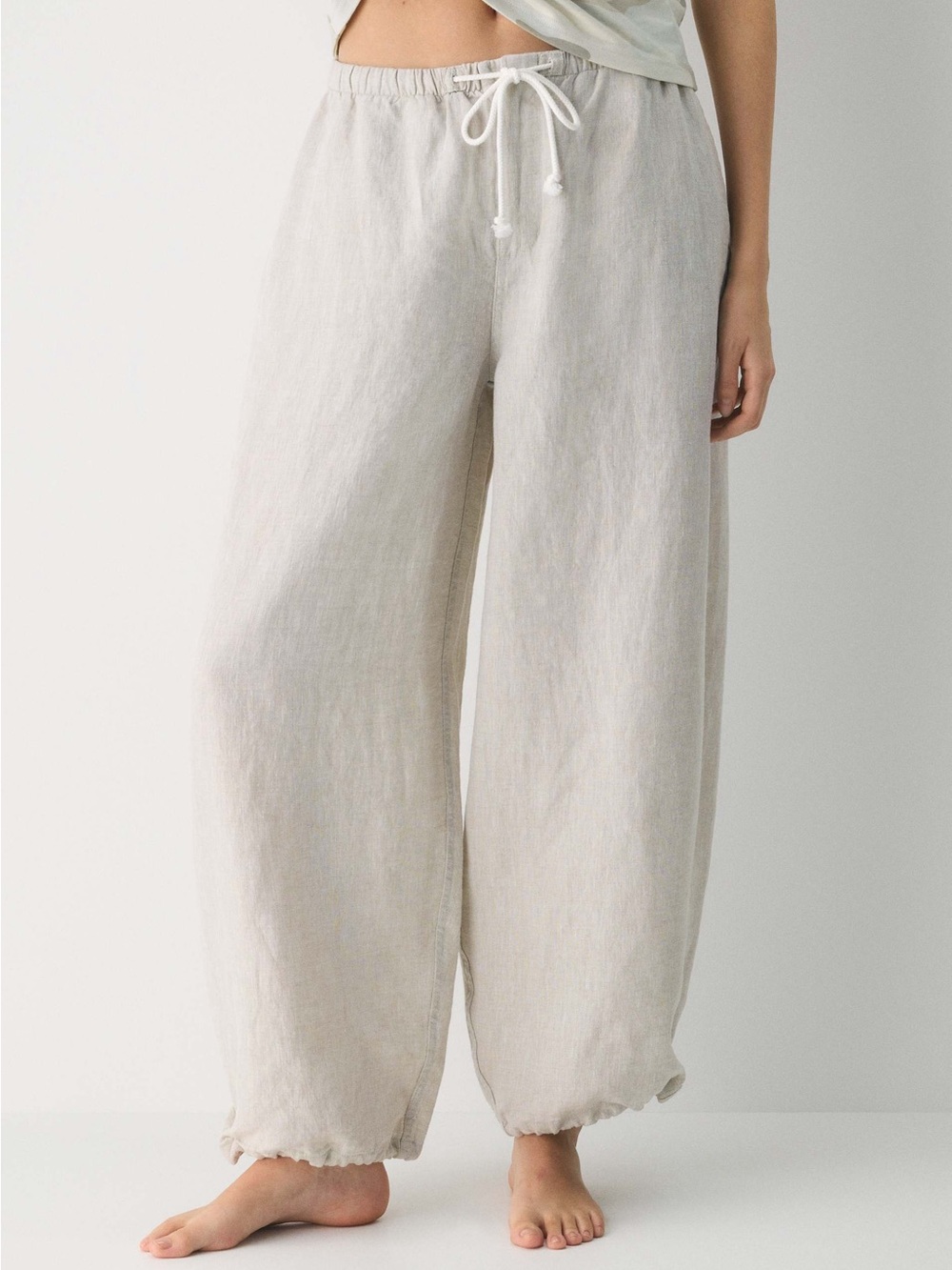 NWT Aritzia Interstate Linen Balloon Pant 100% Organic Linen